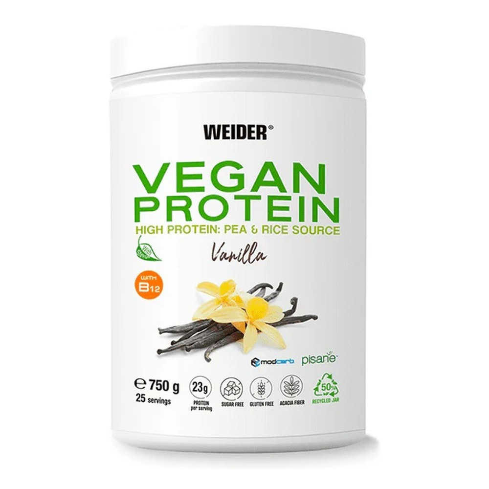 Weider Vegan Protein, Vanilla - 750g