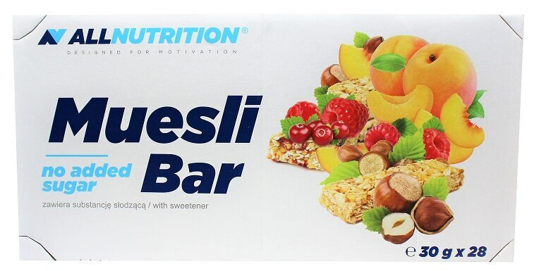 Allnutrition Muesli Bar Apricot 30gx28