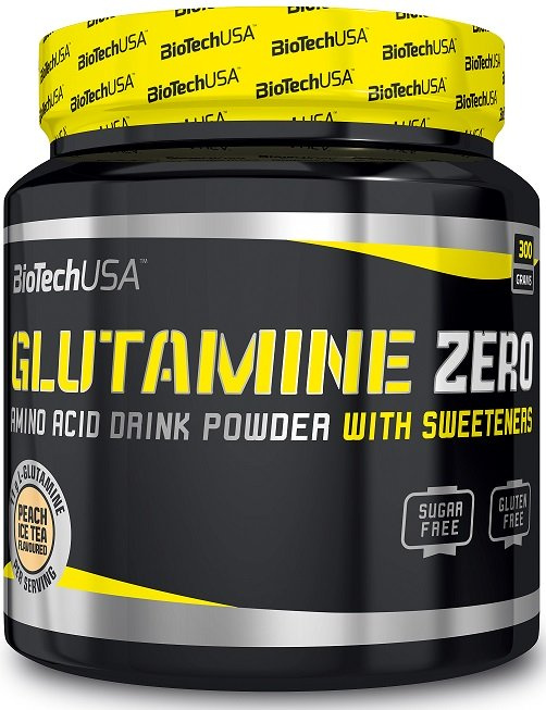 Glutamine Zero, Peach Ice Tea - 300g