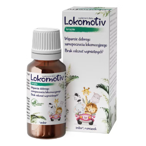 Lokomotiv Drops for Supporting Well-Being During Locomotion for Children Over 3 Years of Age 30ml