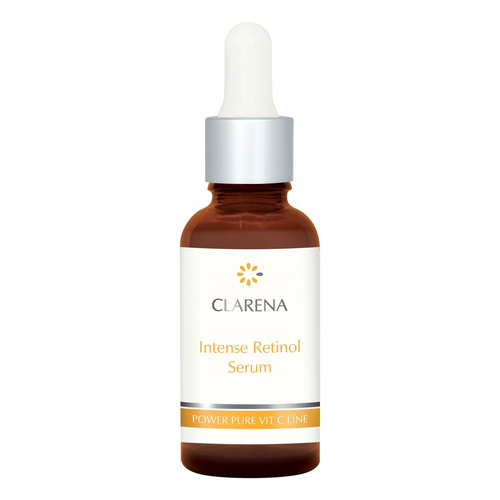 Clarena Power Pure Vit C Line Intense Retinol & Hyaluronic Acid Intensywne Serum z Retinolem dla Skóry z Przebarwieniami 30ml