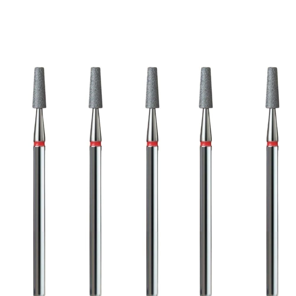 IQ Nails Diamond Nail Drill Bit Cone Fine 2.5mm 5pcs set