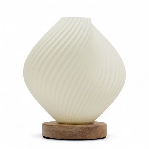 New Wave Lamp - USB - 3 settings - Shell Twisted