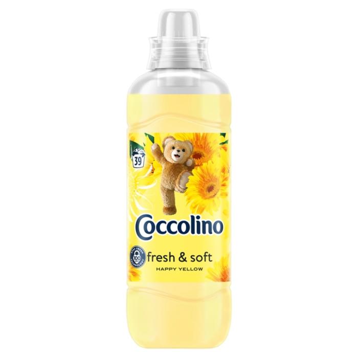 Coccolino Fresh & Soft Happy Yellow Płyn do Płukania Tkanin o Subtelnym Kwiatowym Zapachu 975ml Best Before 31.05.2025