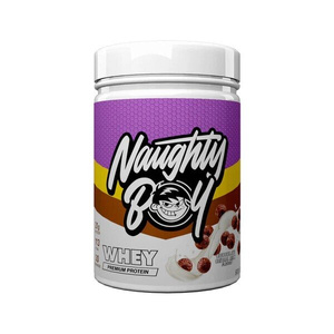 Naughty Boy Advanced Whey Odżywka Białkowa na Wsparcie Wzrostu Mięśni Czekoladowe Płatki z Mlekiem 900g