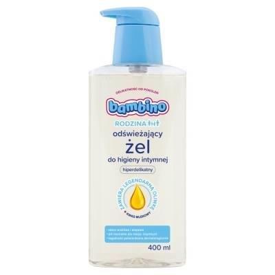 Bambino Rodzina Odświeżający Hiperdelikatny Żel do Higieny Intymnej 400ml