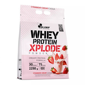 Olimp Nutrition Whey Protein Xplode Strawberry Dream Whey Protein Powder for Muscle Growth and Maintenance 2250g
