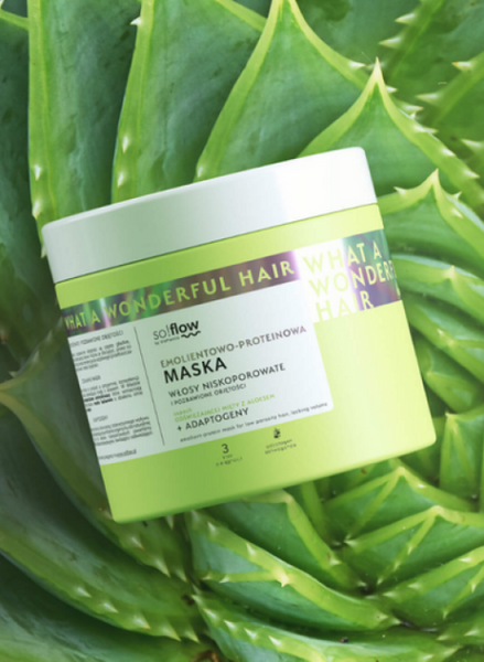 So!Flow Luxe Emollient-Protein Mask for Low Porosity & Volume-Boosting Hair Care - 400ml