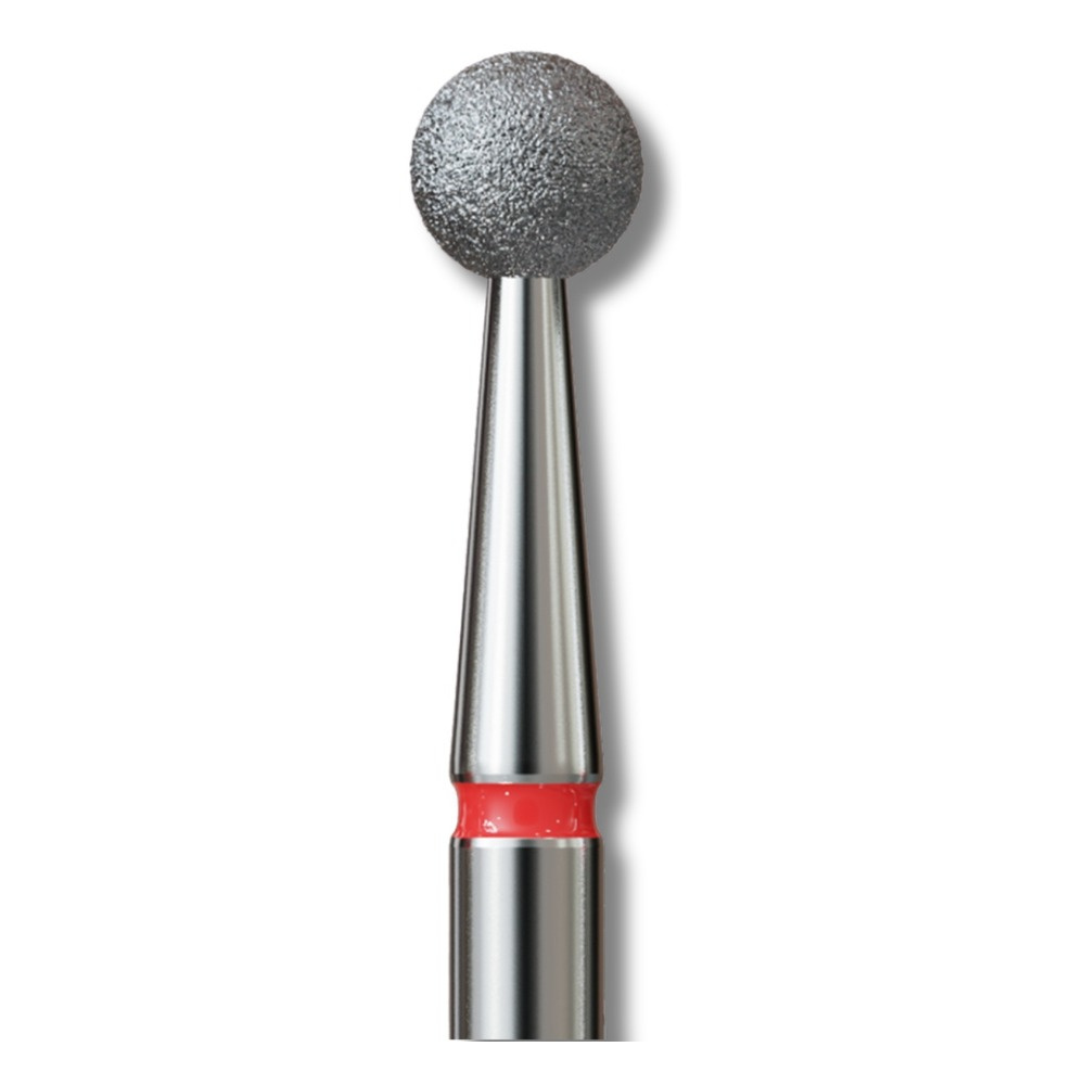 IQ Nails Diamentowy Frez do Paznokci w Kształcie Kuli Drobny 4mm 001.514.040 1 Sztuka