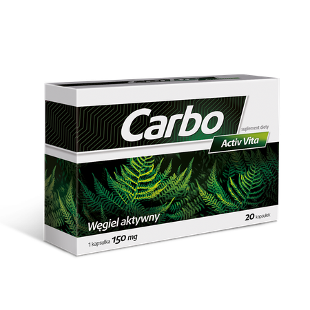 Carbo Activ Vita Activated Carbon 20 Pcs