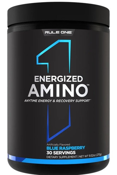 Rule One Energized Amino, Blue Raspberry - 270g