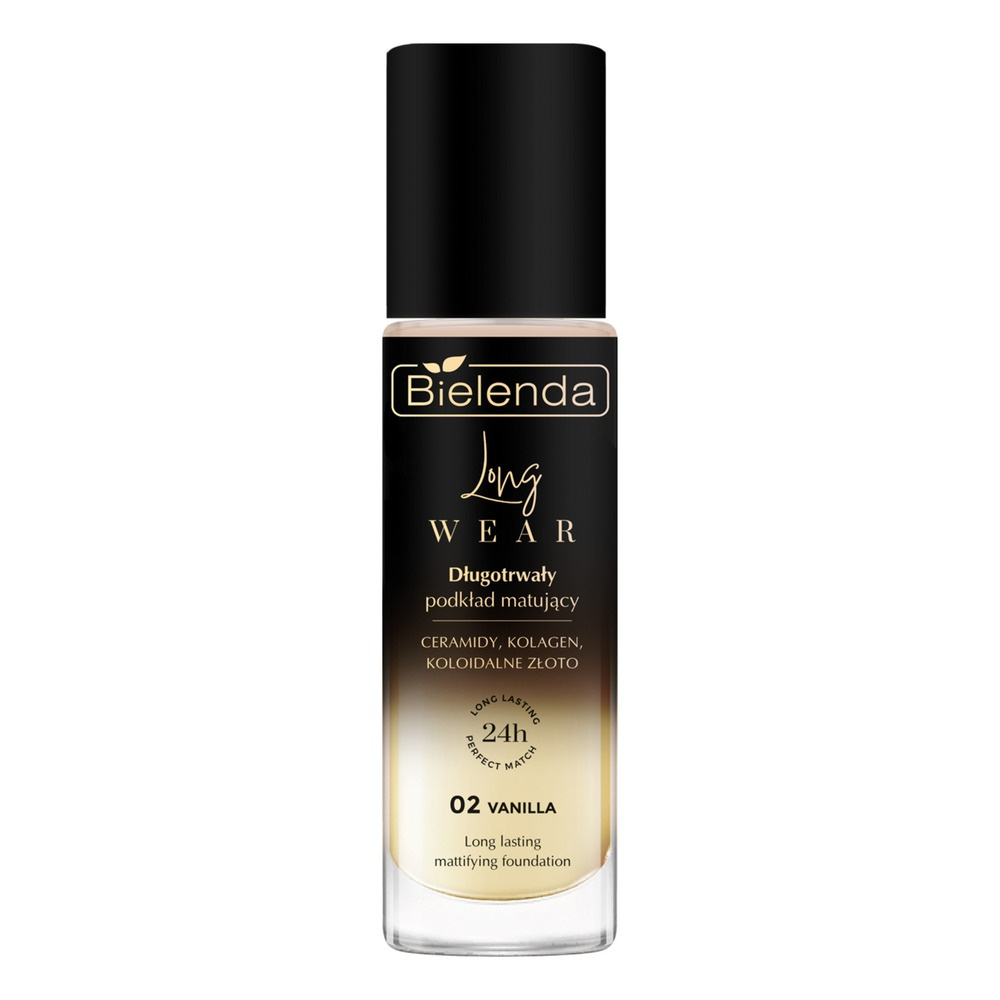 Bielenda Long Wear Long-Lasting Mattifying Foundation 02 Vanilla 30ml
