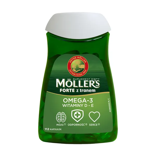 Mollers Forte Tran Norweski 112 Kapsułek
