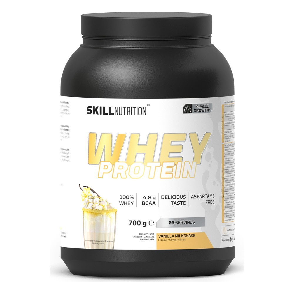 Skill Nutrition Whey Protein WPC 80 białko serwatkowe Waniliowy Milkshake 700g