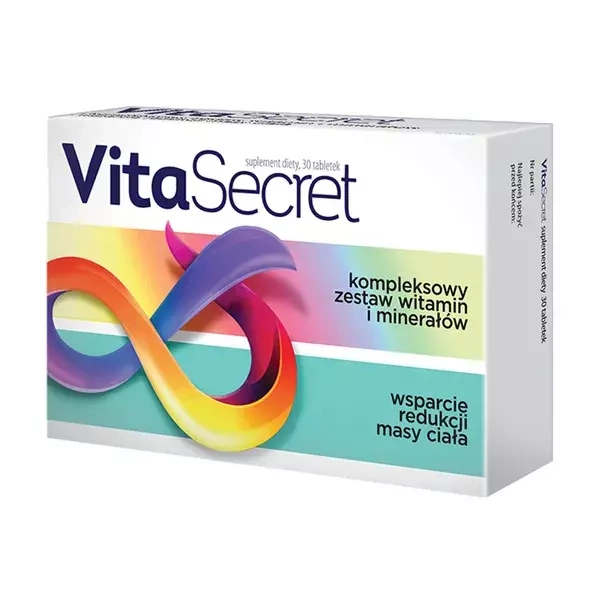 VitaSecret Kompleks Witamin i Minerałów dla Redukcji Masy Ciała i Prawidłowego Metabolizmu 30 Tabletek