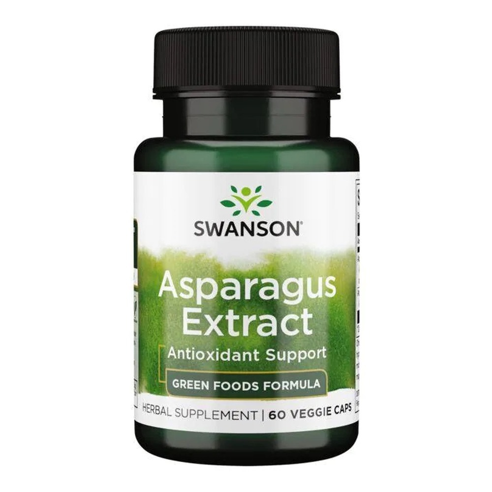 Swanson Asparagus Extract Ekstrakt ze Szparagów 60 Kapsułek