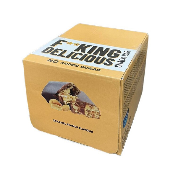 Allnutrition Fitking Delicious Snack Baton Orzech Arachidowy Karmel 24x40g