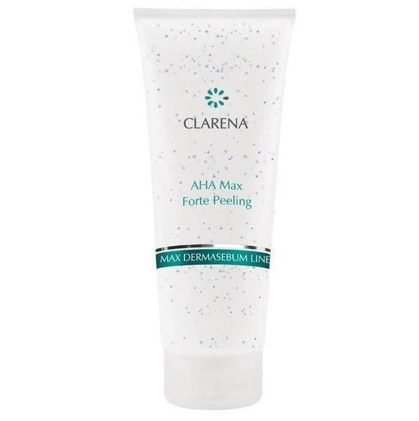 Clarena Max Dermasebum AHA Peeling with Fruit Acids - Best Chemical Exfoliator for Oily Skin, 100ml