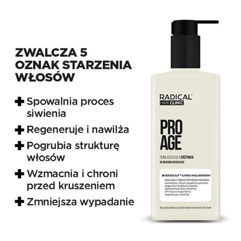 Farmona Radical Hair Clinic Pro Age Odmładzająca Wcierka dla Włosów Dojrzałych 100ml