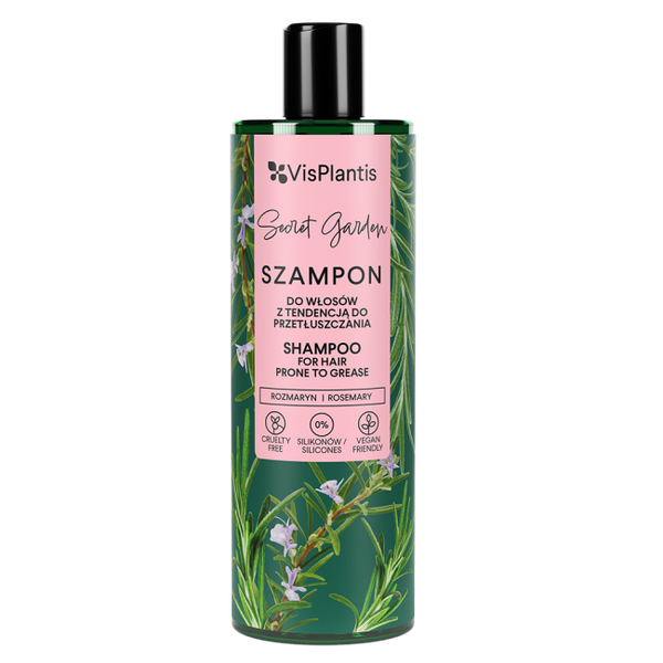 Vis Plantis Szampon do Włosów z Tendencją do Przetłuszczania się z Ekstraktem Rozmarynu Ostropestu i Melisy 400ml
