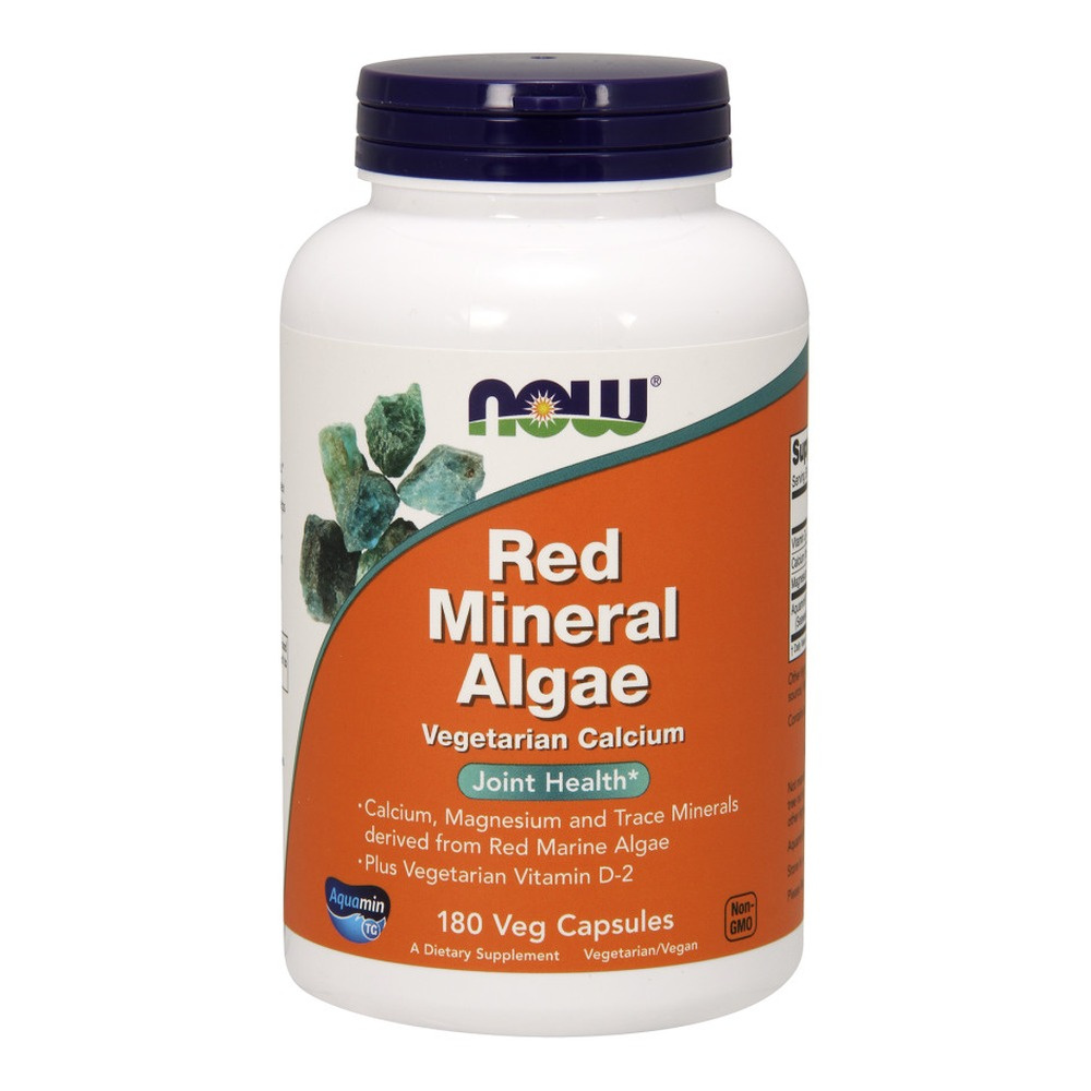 Now Foods Red Mineral Algae Supports Joint Function 180 Capsules