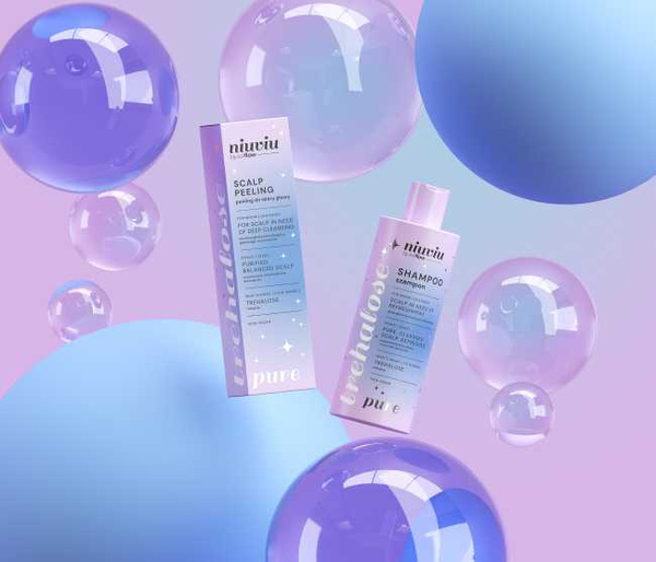 Niuviu Pure Szampon Oczyszczający do Skóry Głowy z Trehalozą 300ml