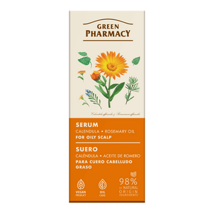 Green Pharmacy Serum do Przetłuszczającej się Skóry Głowy Nagietek i Olej Rozmarynowy 100ml
