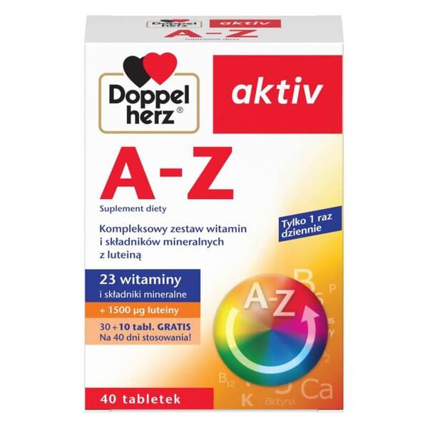 Doppelherz Aktiv A-Z Set of Vitamins and Minerals 40 Tablets