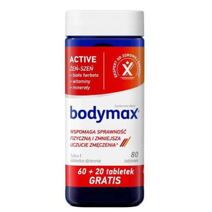 Bodymax Active Wspomaga Sprawność Fizyczną 60 + 20 Tabletek