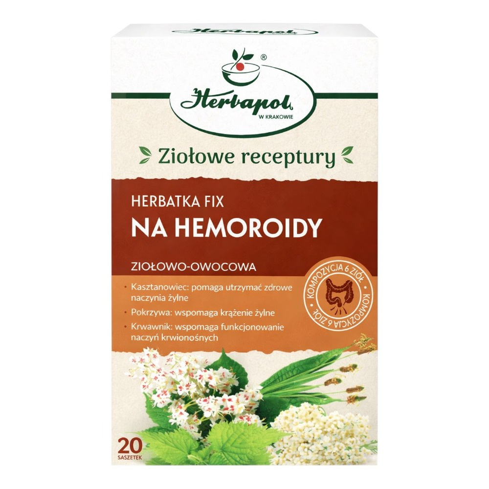 HERBAPOL KRAKÓW Herbal Tea for Haemorrhoids 20x2g
