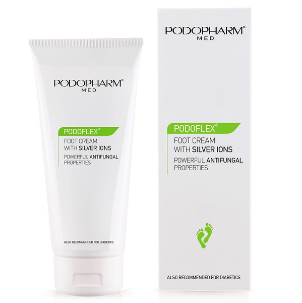 Podopharm Med Podoflex Krem do Stóp z Jonami Srebra i 5% Mocznikiem 75ml