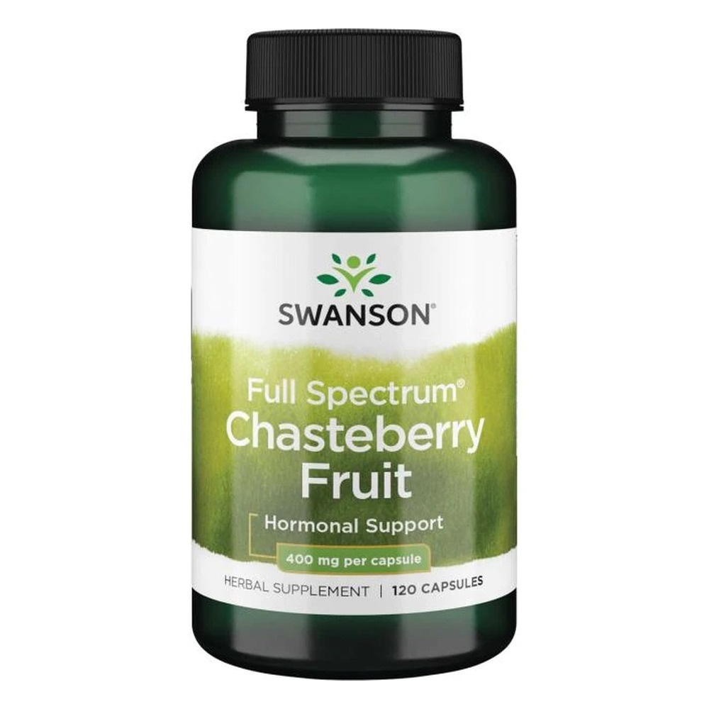 Swanson Full Spectrum Chasteberry Fruit 400mg 120 Capsules