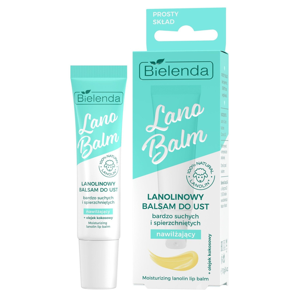 Bielenda Lano Balm Lanolin Moisturising Lip Balm 10ml