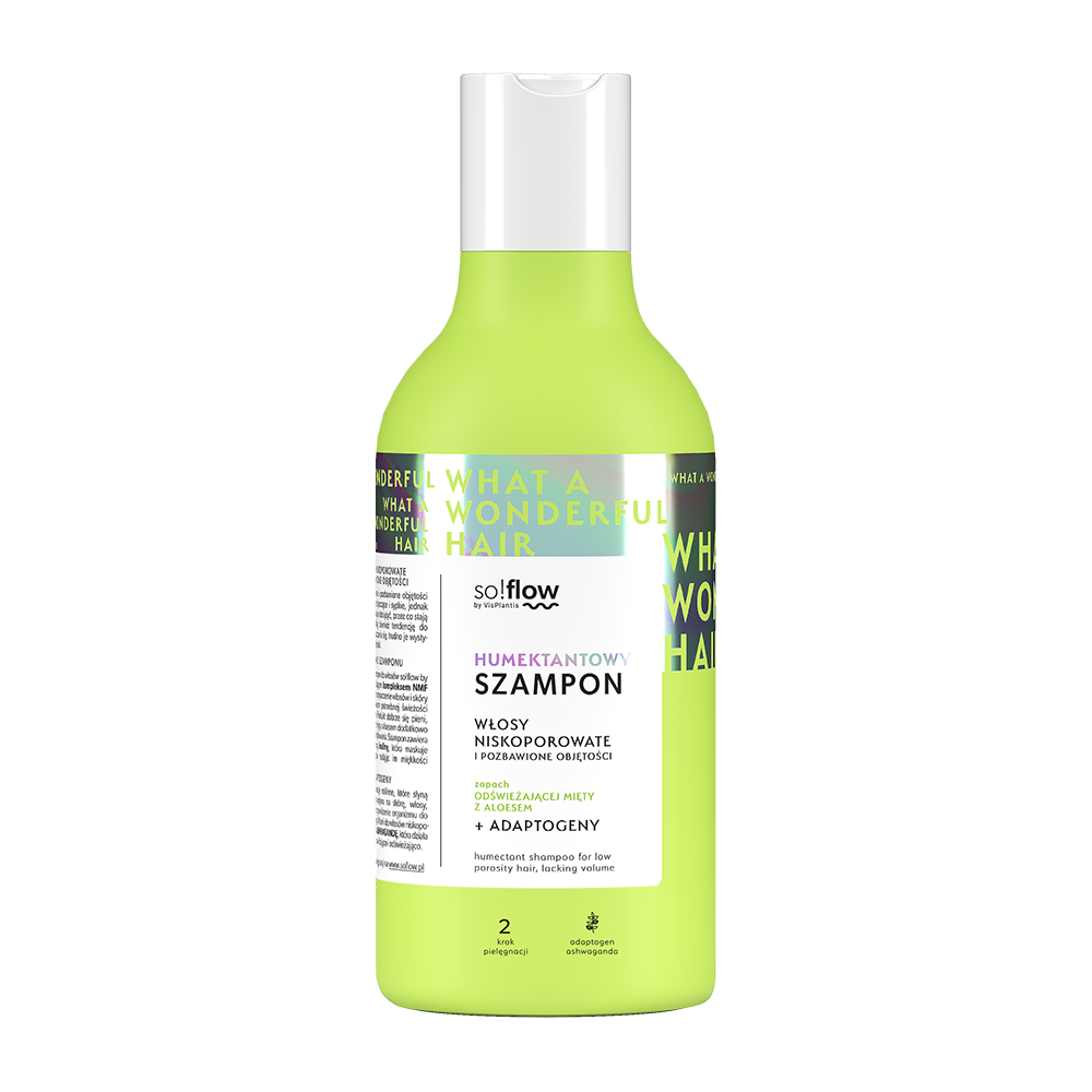 So!Flow Humectant Shampoo for Low Porosity and Lack of Volume Hair 400ml