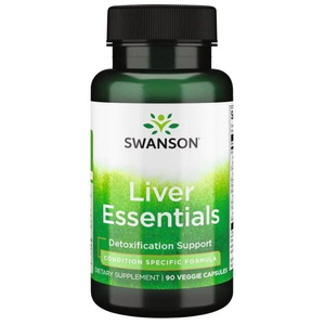 Swanson Liver Essentials Wsparcie Wątroby 90 Kapsułek