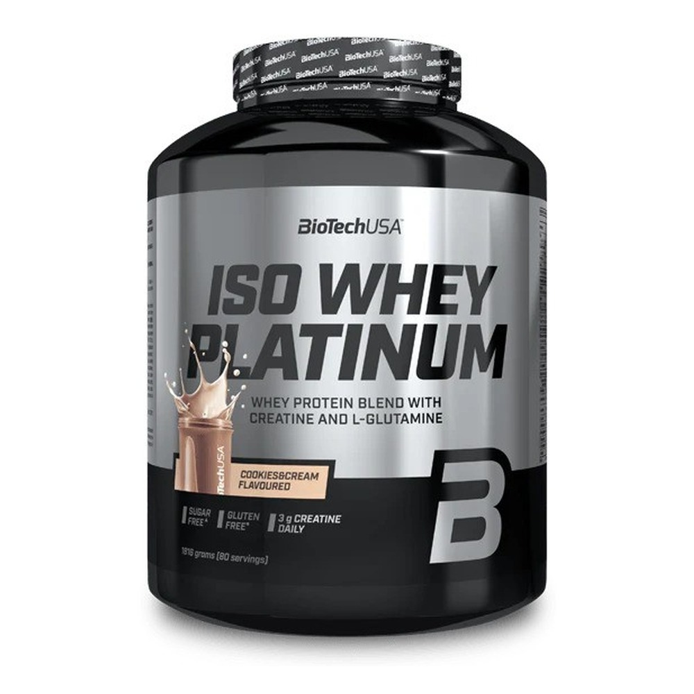 BioTechUSA Iso Whey Platinum, Cookies & Cream 1816g