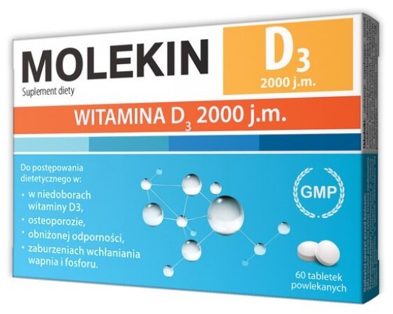 Molekin D3 2000 j.m. 60 Tabletek