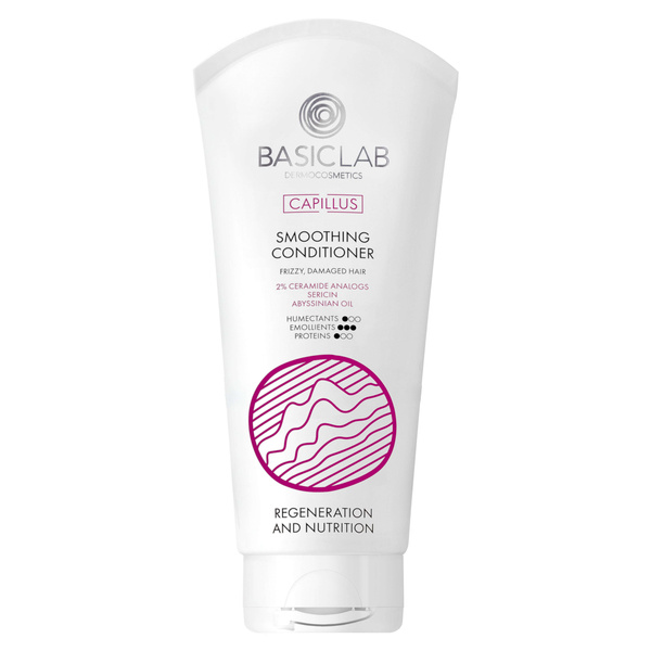 BasicLab Capillus Smoothing Conditioner for Frizzy and Damaged Hair 100ml