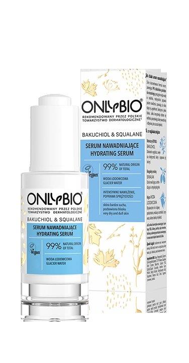 OnlyBio Luxury Hydrating Serum with Bakuchiol & Squalane - 30ml