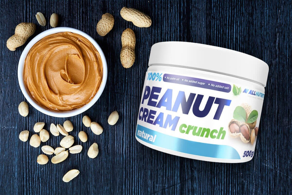 Allnutrition 100% Peanut Cream Crunch Krem Orzechowy 500g