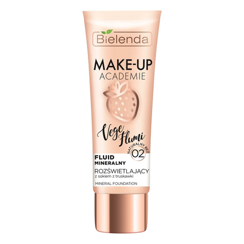 Bielenda Make-Up Academie Vege Flumi Illuminating Mineral Fluid No. 02 Natural Beige 30g