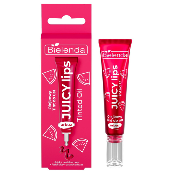 Bielenda Juicy Tint Olejkowy Tint do Ust z Olejkiem z Pestek Arbuza i Fosfolipidów 10g