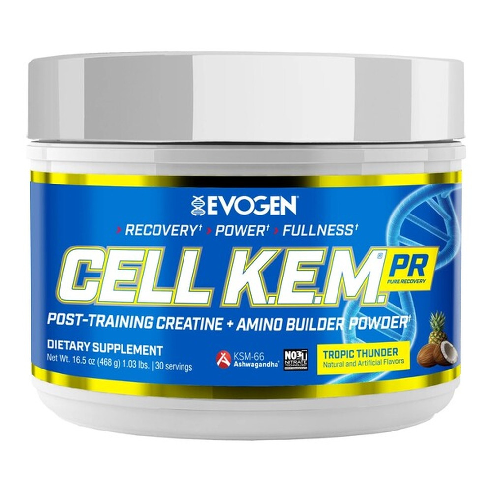 Evogen Cell K.E.M. PR Tropic Thunder Post Workout Recovery Formula for Athletes 468g