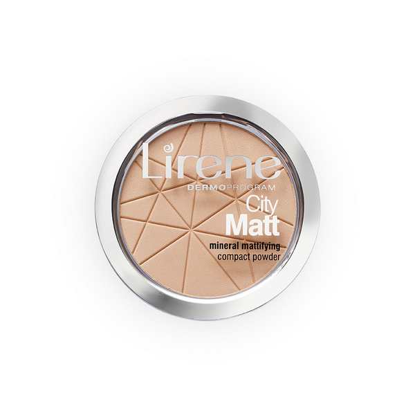 Lirene City Matt Mineralny Puder Matujący Nr 02 Natural 9g