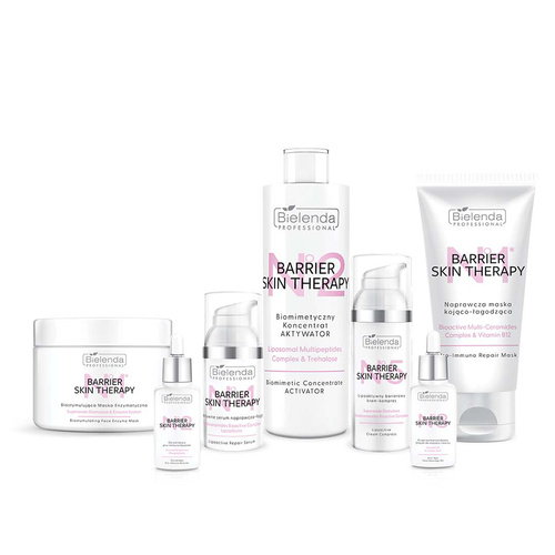 Bielenda Professional Barrier Skin Therapy Lipoactive Repairing & Soothing Serum for the Face and Eyes with Multi-Ceramide Complex and Lactoferrin 30ml