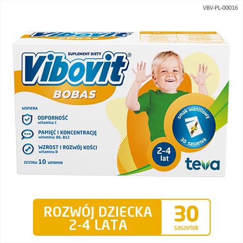 Vibovit Vanilla Babies for Children 2-4 Years Old, 30 Sachets