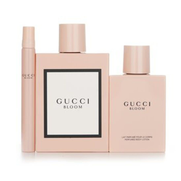 Gucci Bloom Gift Set 100ml EDP + 100ml Body Lotion + 10ml EDP Set for Women 1 Piece