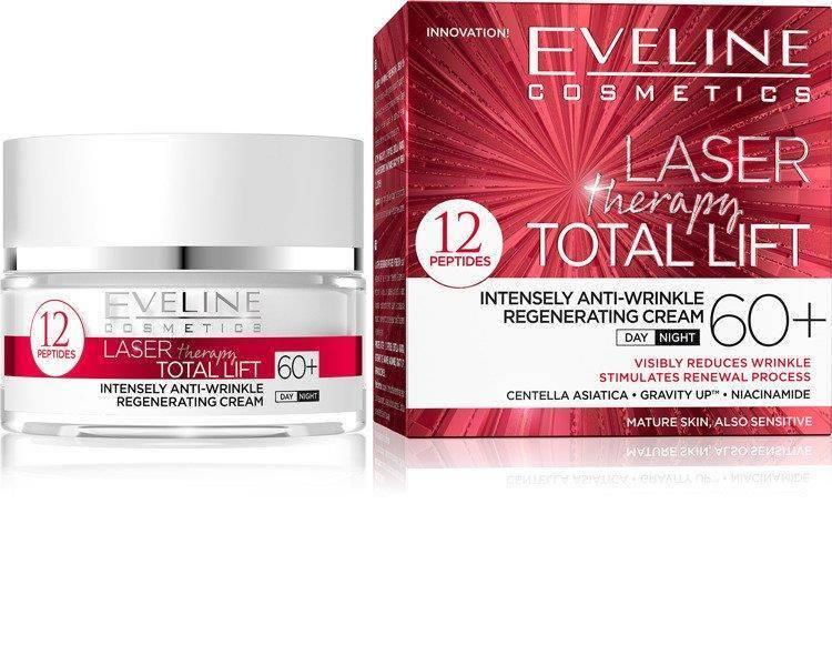 Eveline Laser Therapy Total Lift 60+ Lifting Anti-Wrinkle Day and Night Cream 50ml