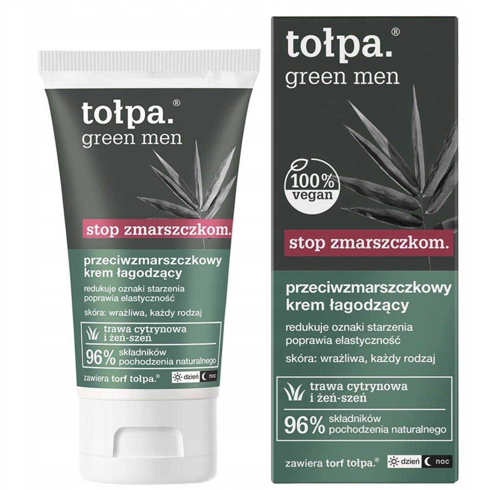 Tolpa Green Men Anti-Wrinkle Soothing Cream For Sensitive Skin 50ml