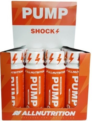 Allnutrition Pump Shock Pre-Workout Shot For Muscle Pump and Endurance 12 x 80 ml